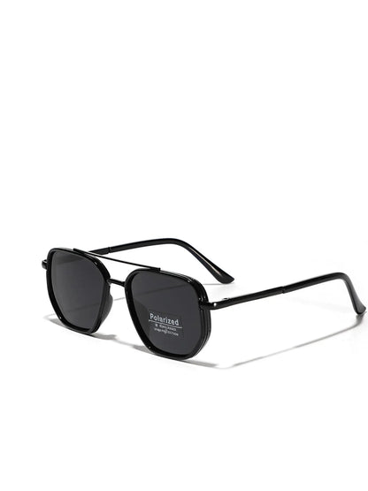 Summer 2025 Simple Sunglasses for Everyday Use, Summer Geometric Frame Double Beam Fashion Sunglasses, Travel Accessories, National Day Offers